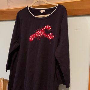 Talbots Lobster Sweater